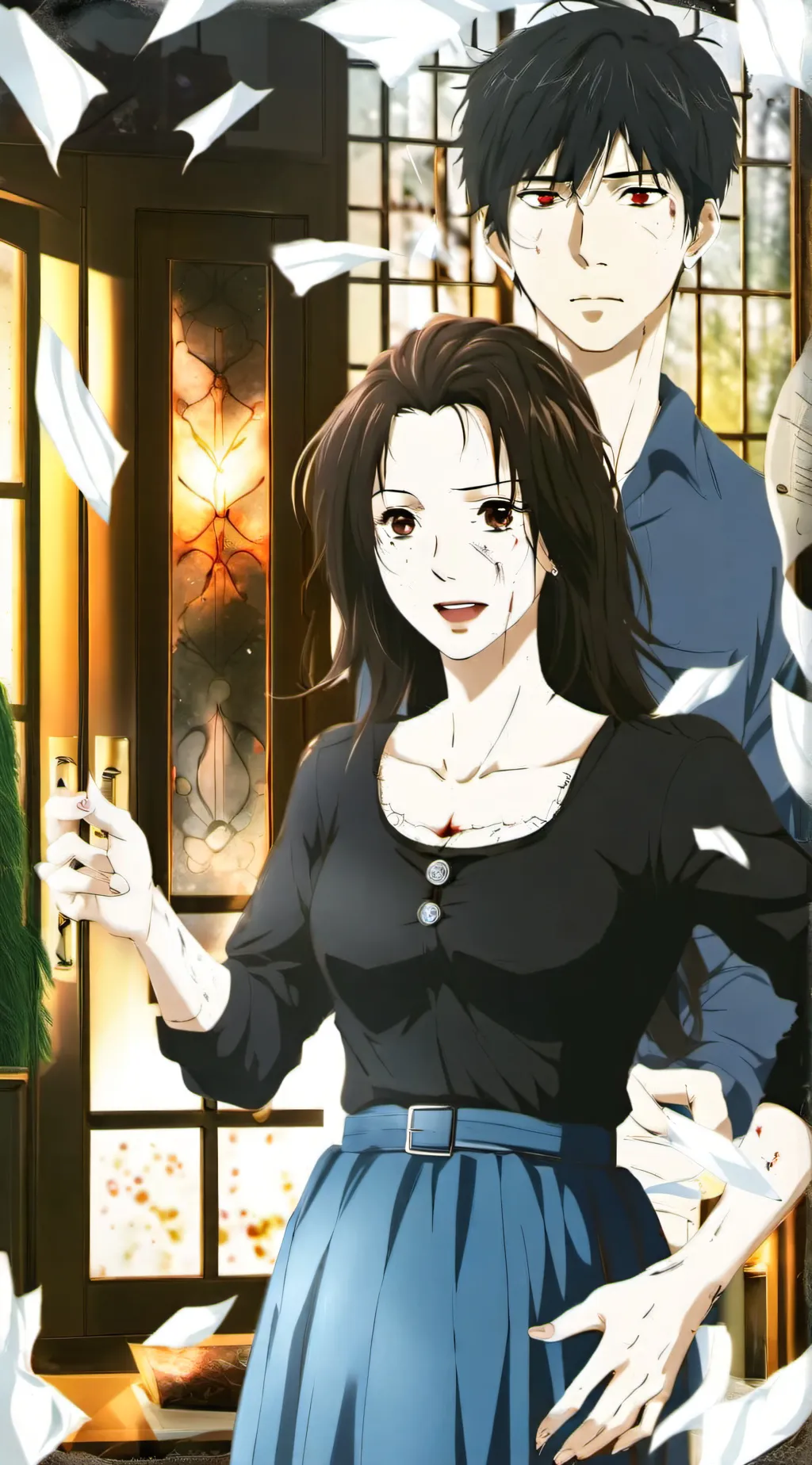 ai character: husband  background