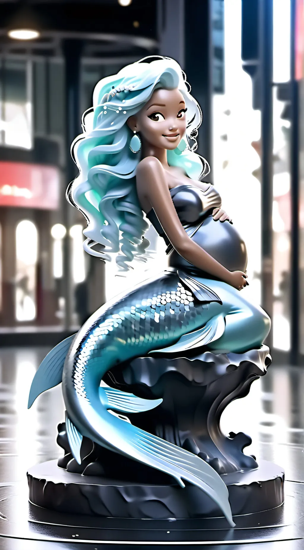 ai character: mermaidia background