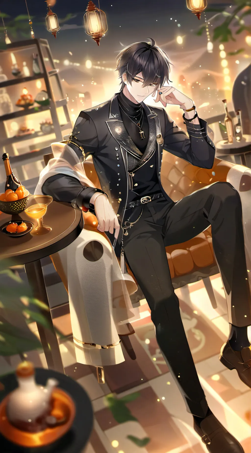 ai character: ♤~levi~♤ background