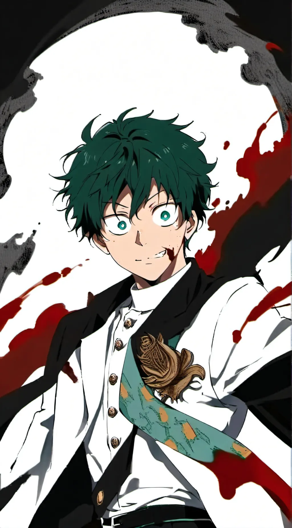 ai character: Insane Deku background