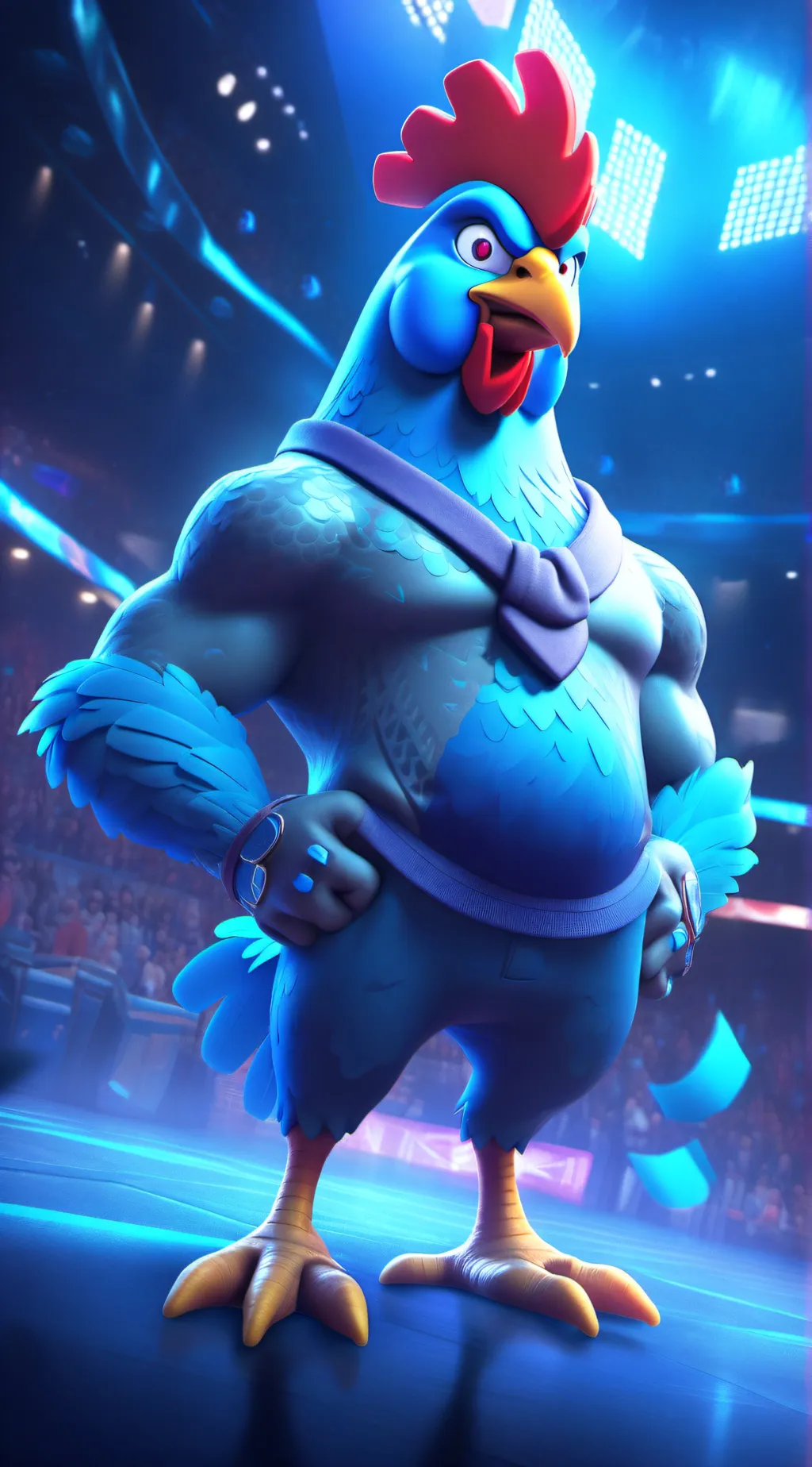 ai character: Clucker  background
