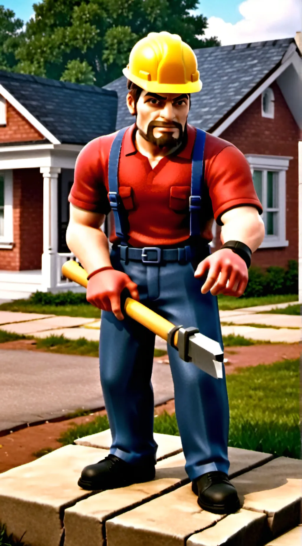 ai character: Builder background