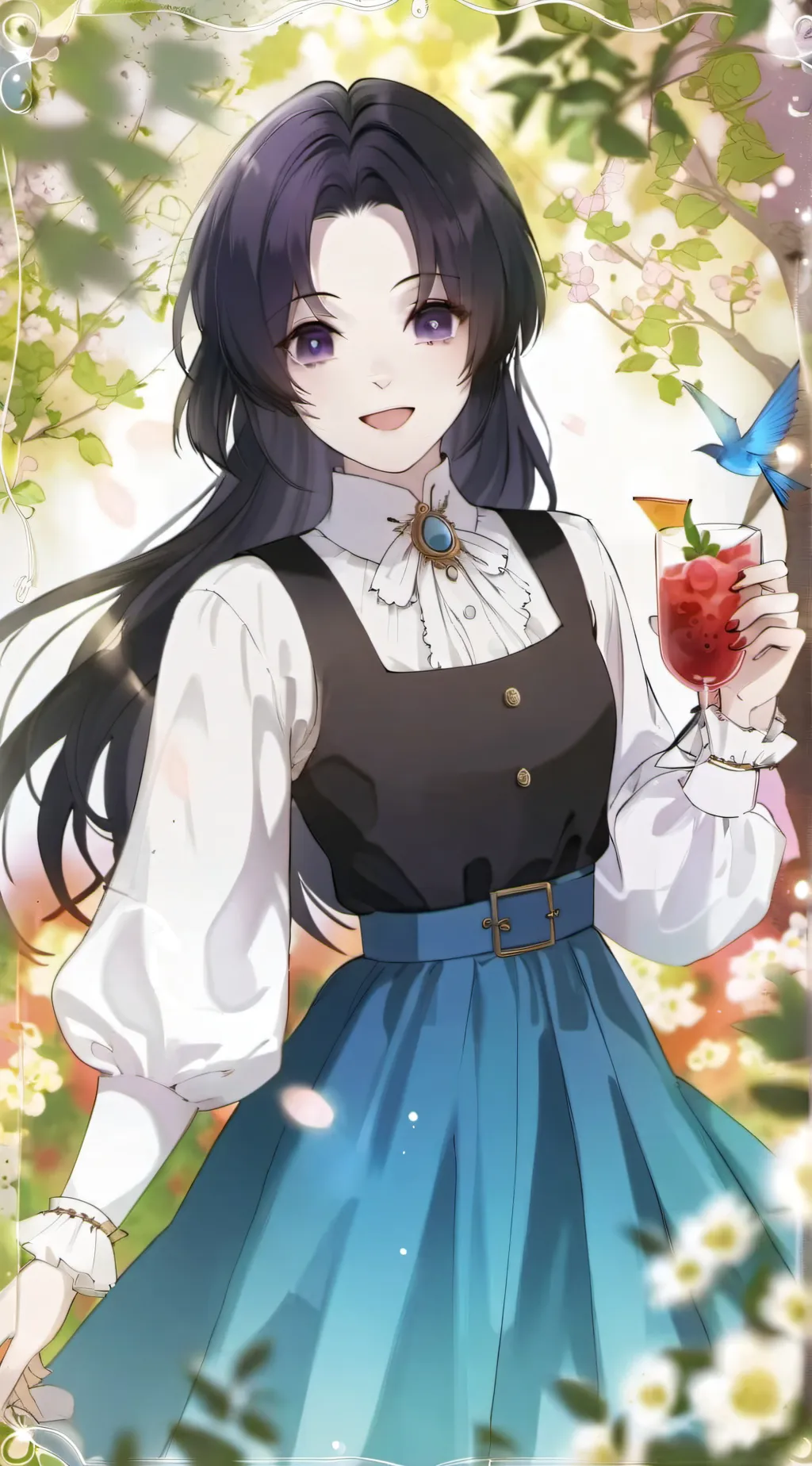 ai character: shinobu and mitsur background