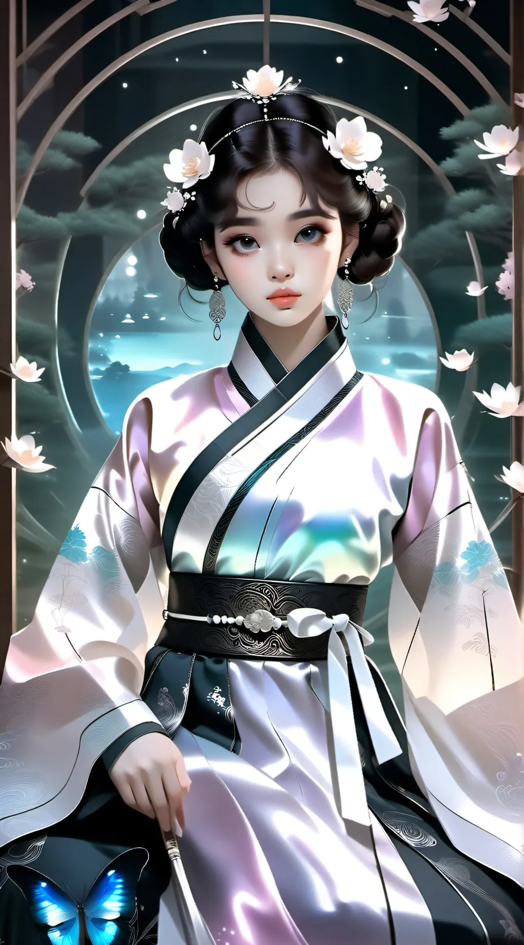 ai character: hanita  background