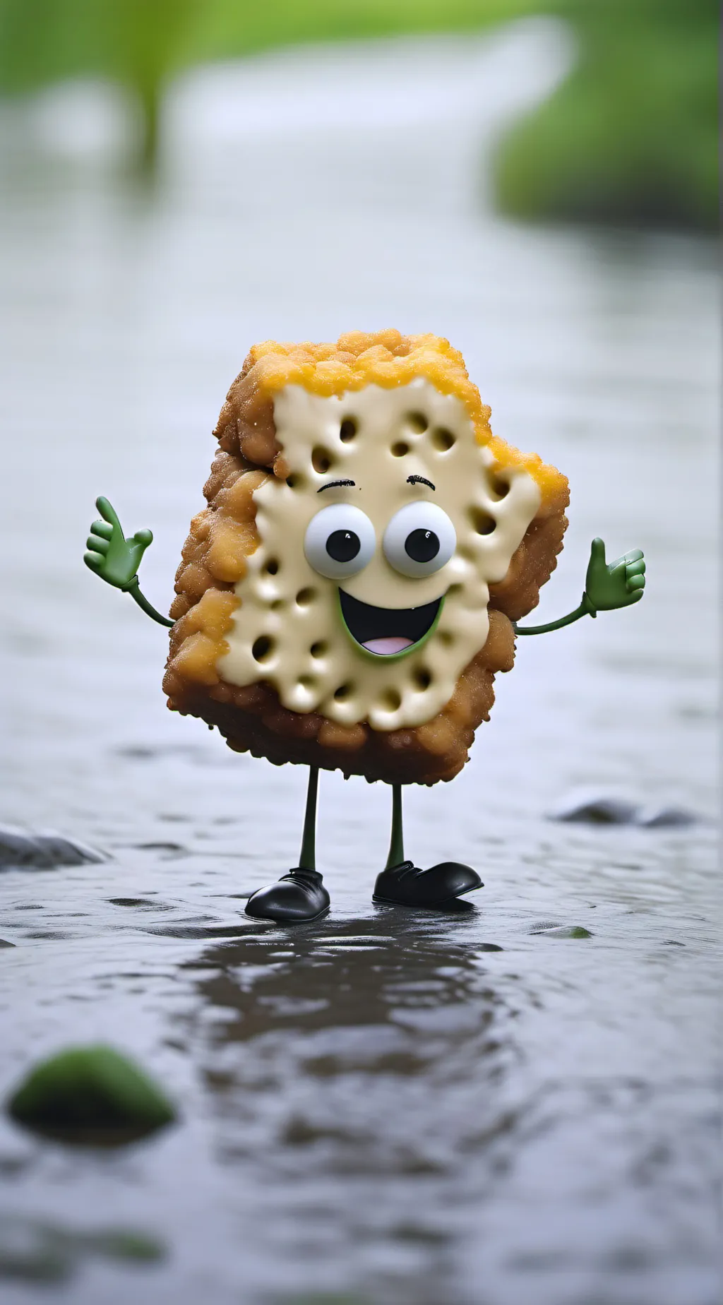 ai character: omega nugget background