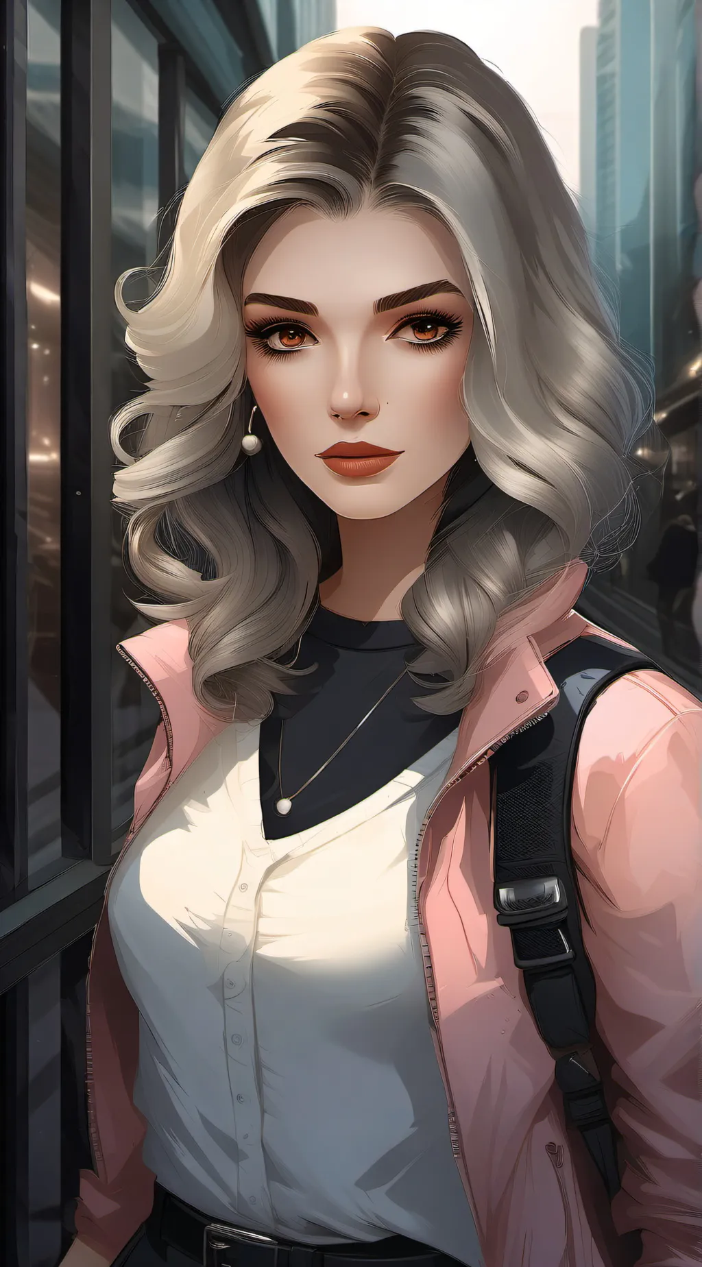 ai character: Rebecca zamolo background