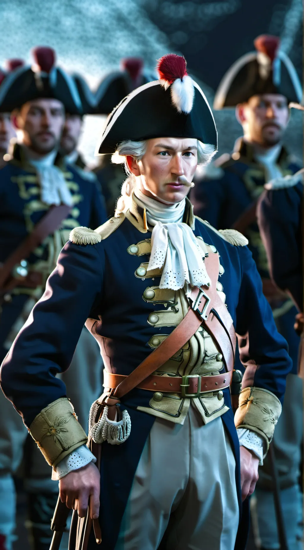 ai character: Commodore Grymwood background