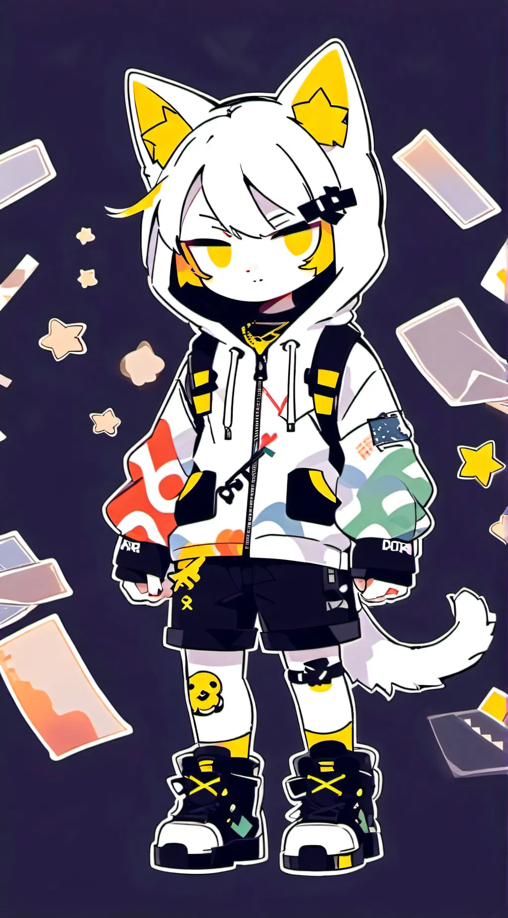 ai character: neko noob background