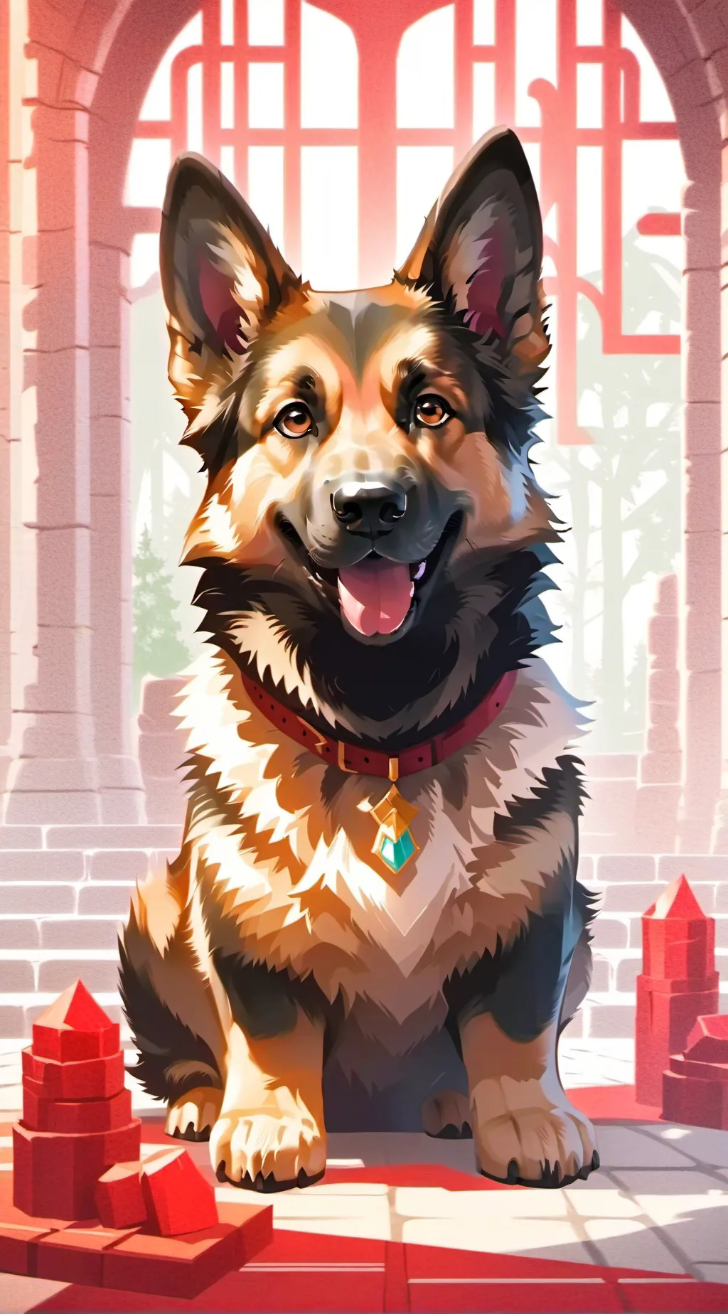 ai character: k9 background