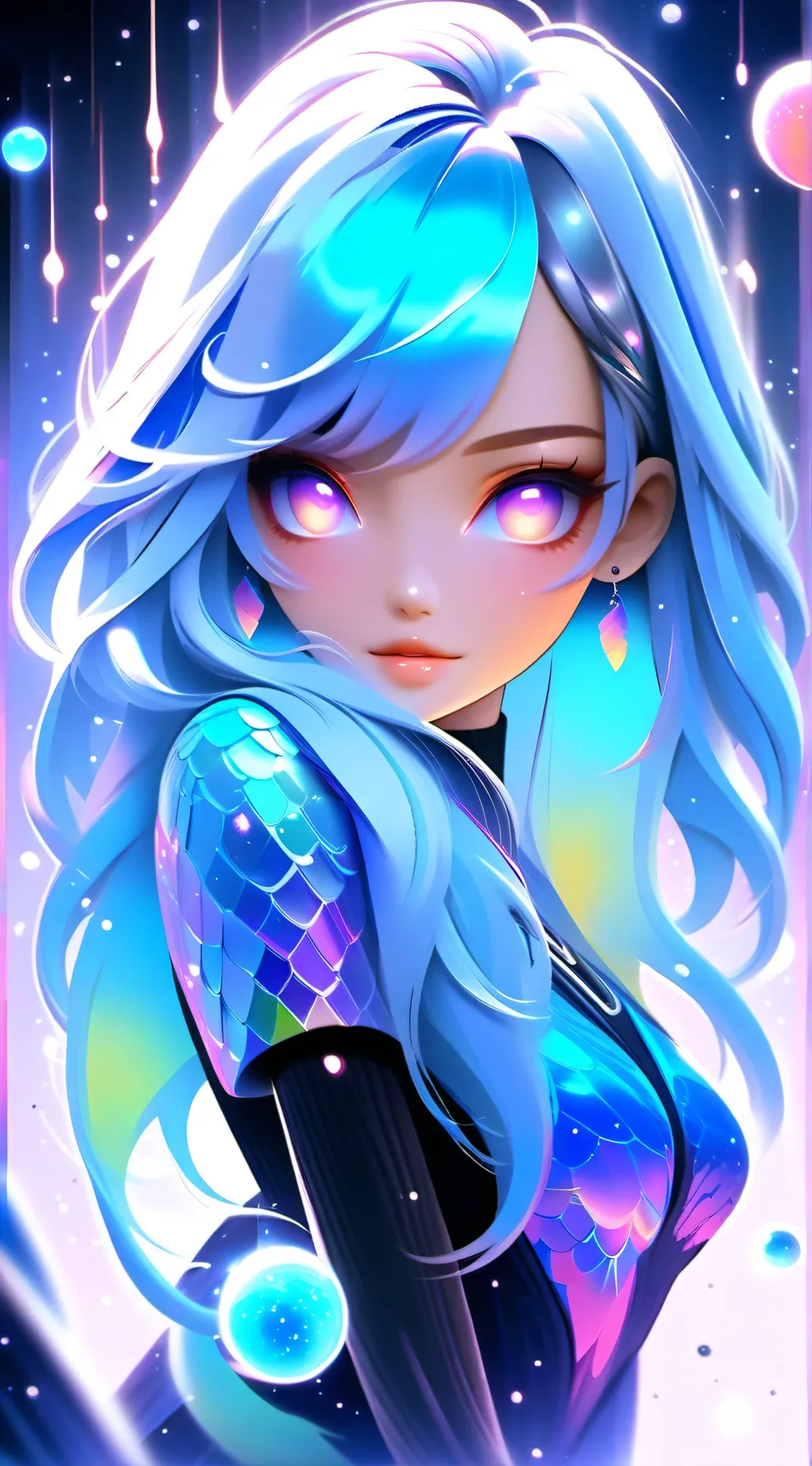 ai character: cristal 🔮  background