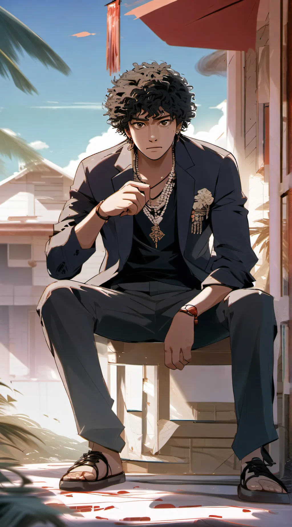 ai character: Jonah From Tonga  background