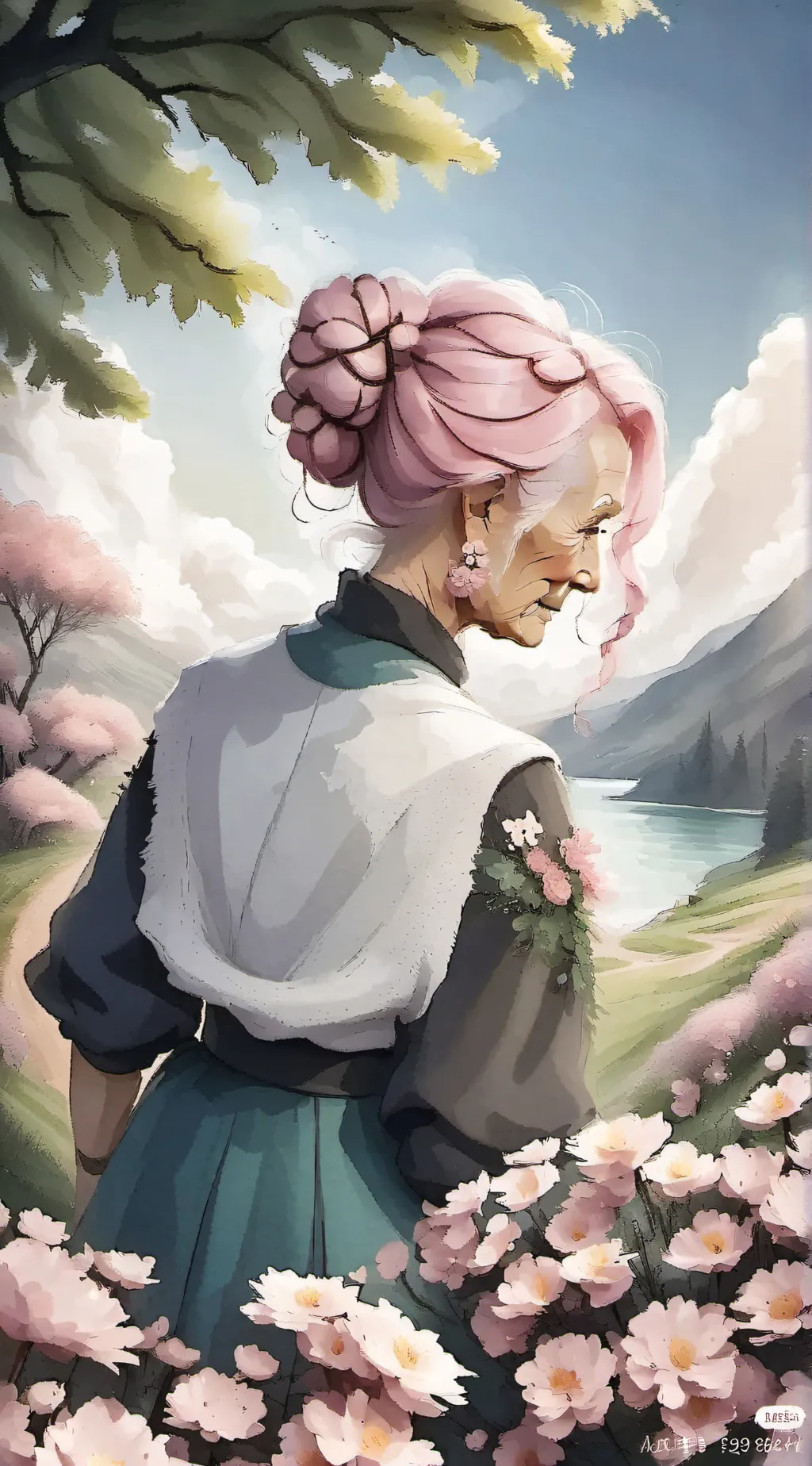 ai character: Achacja  background