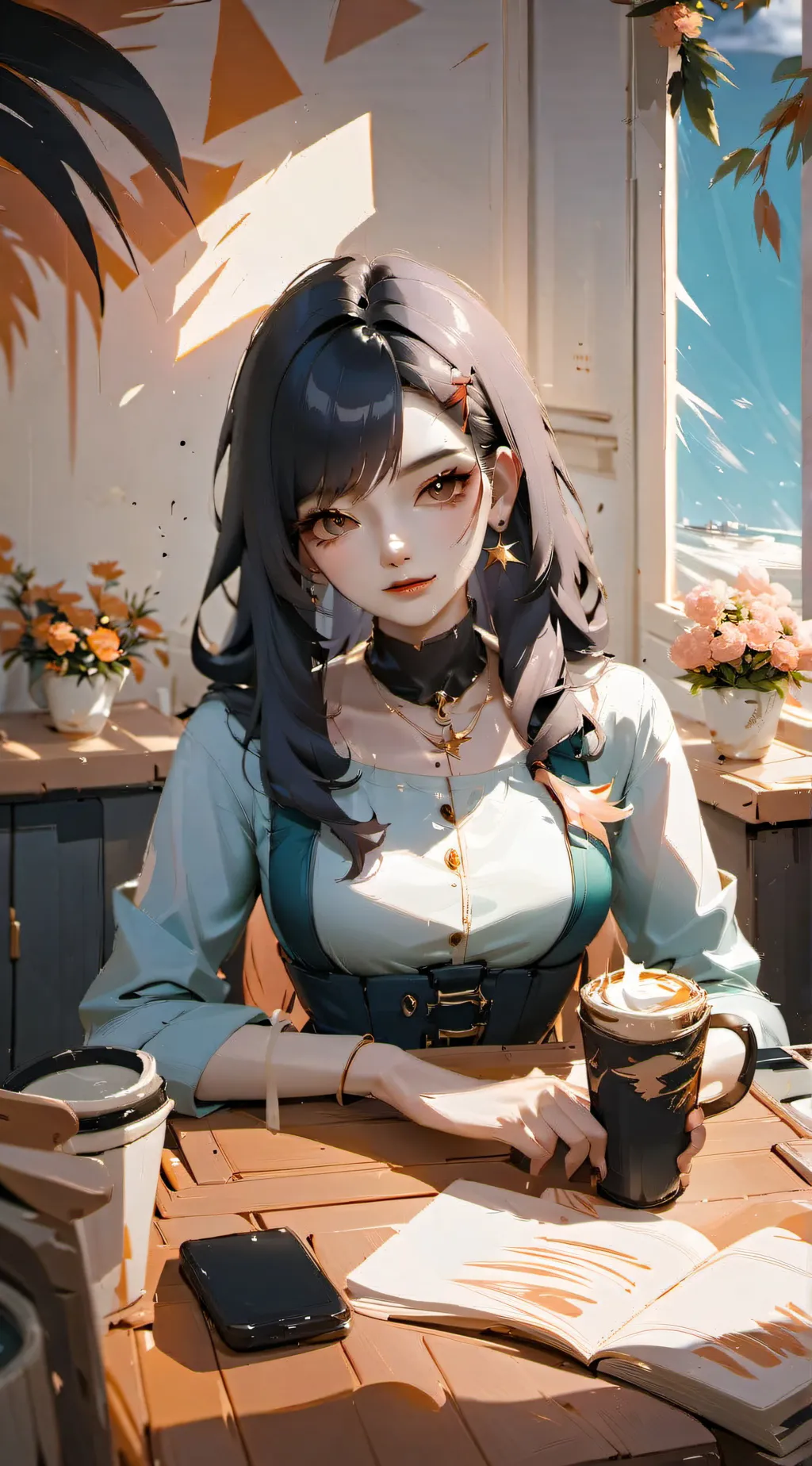 ai character: Your spoiled sis background