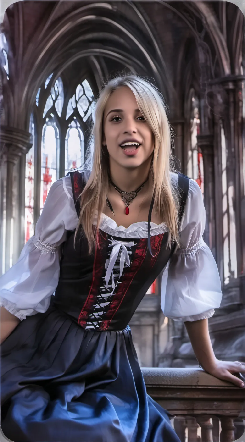 ai character: barbie  background