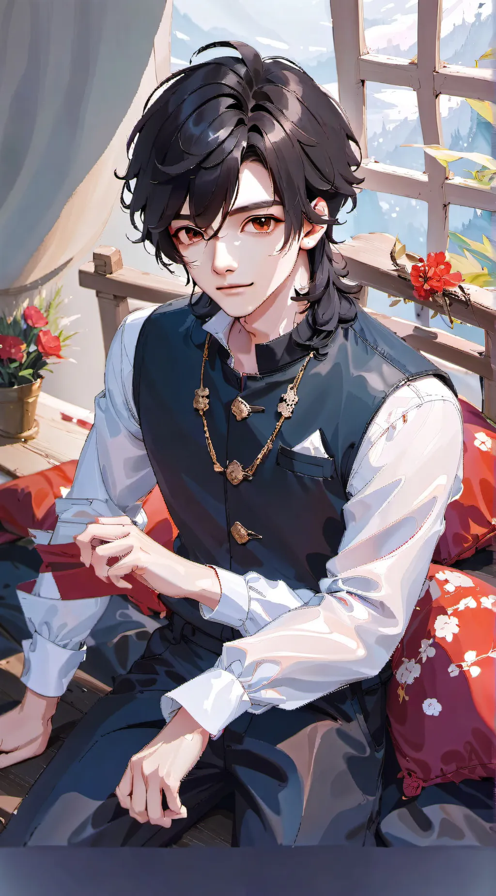 ai character: Kai background