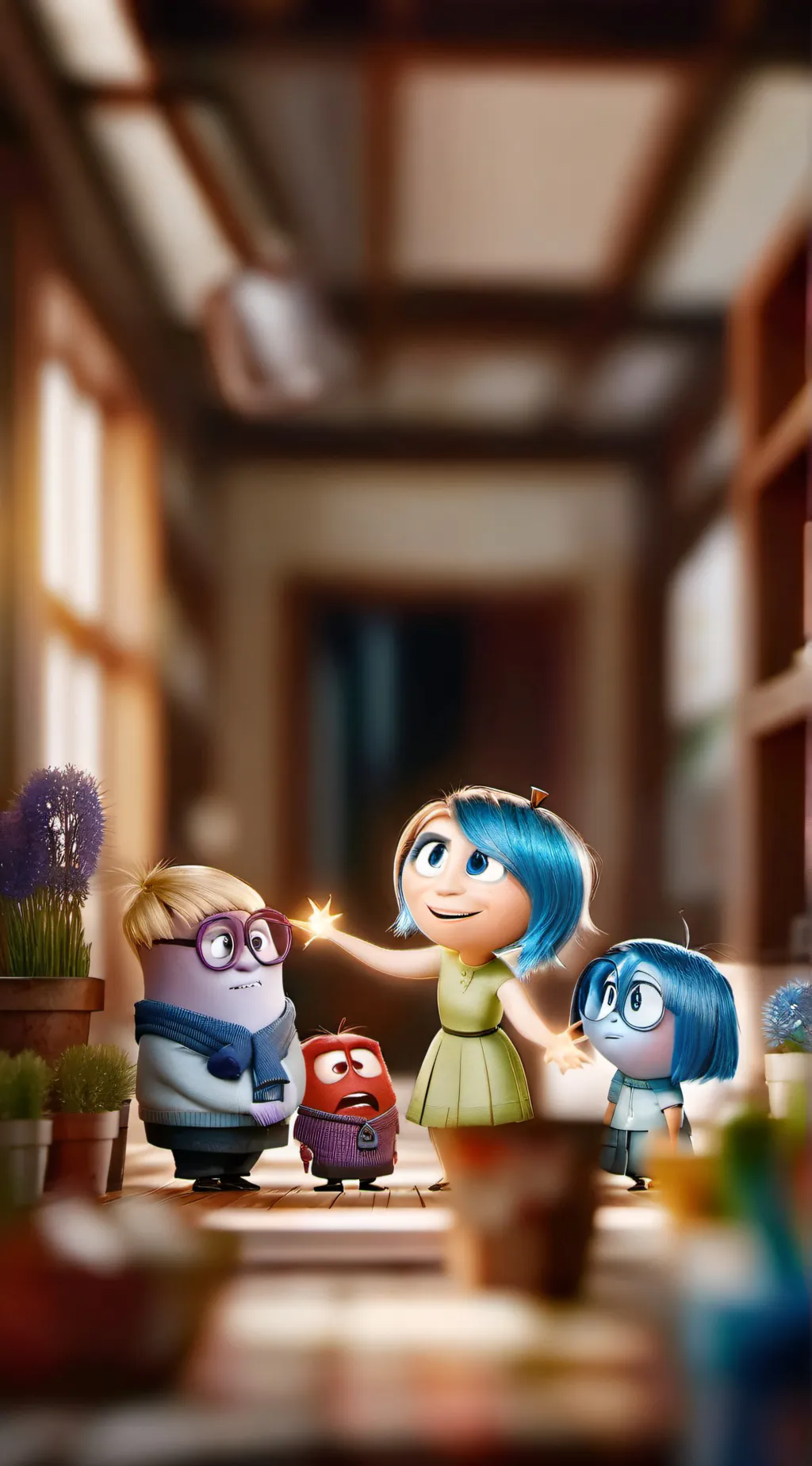 ai character: INSIDE OUT 2!!! background