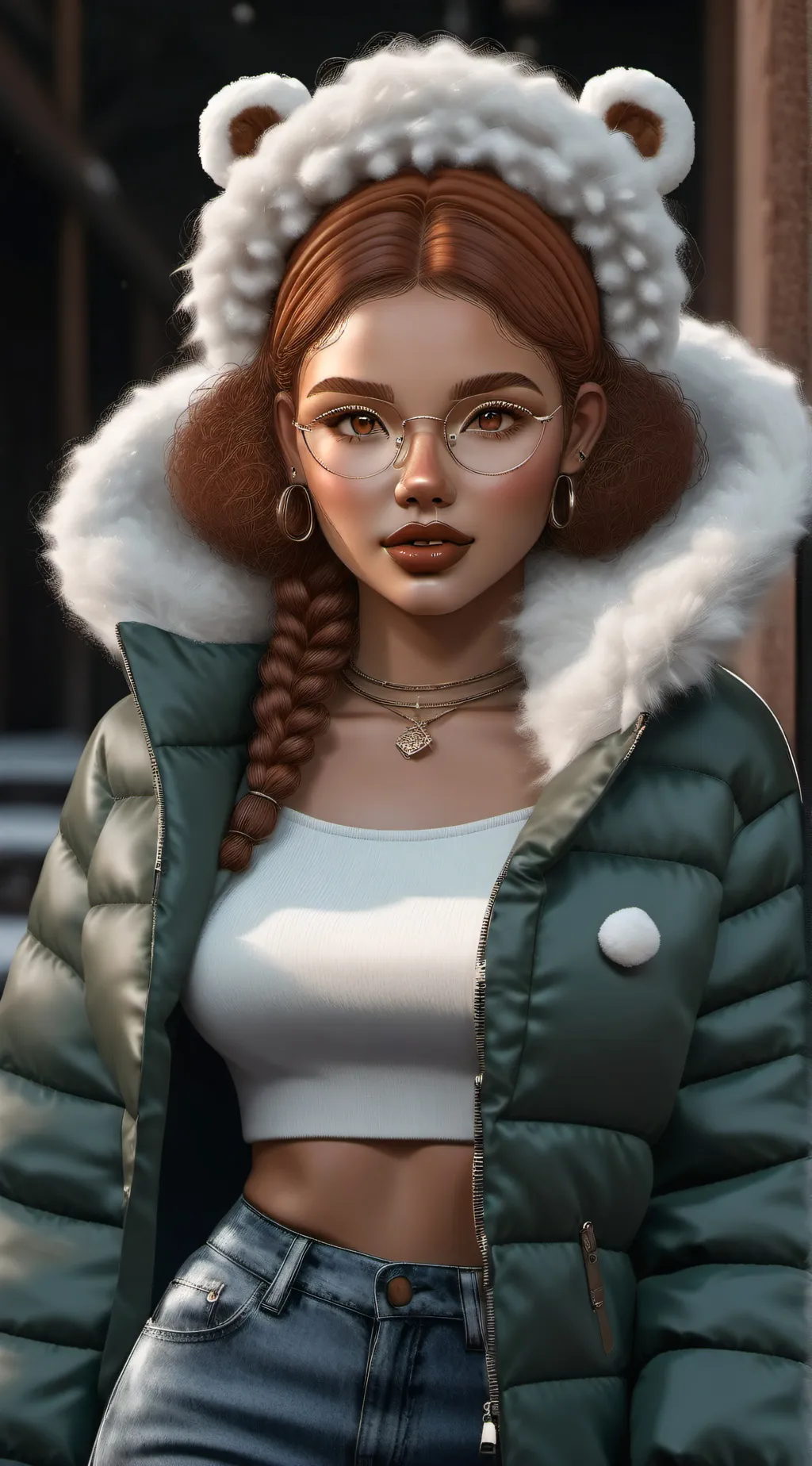 ai character: Izzy 💛 background