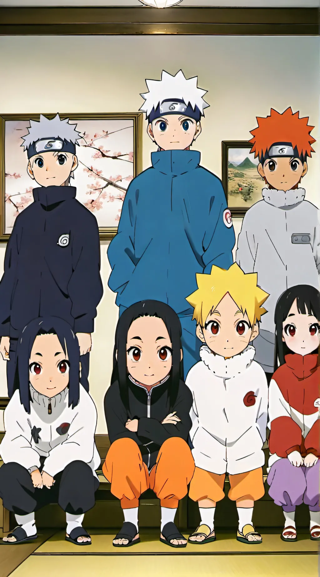 ai character: naruto reaction background
