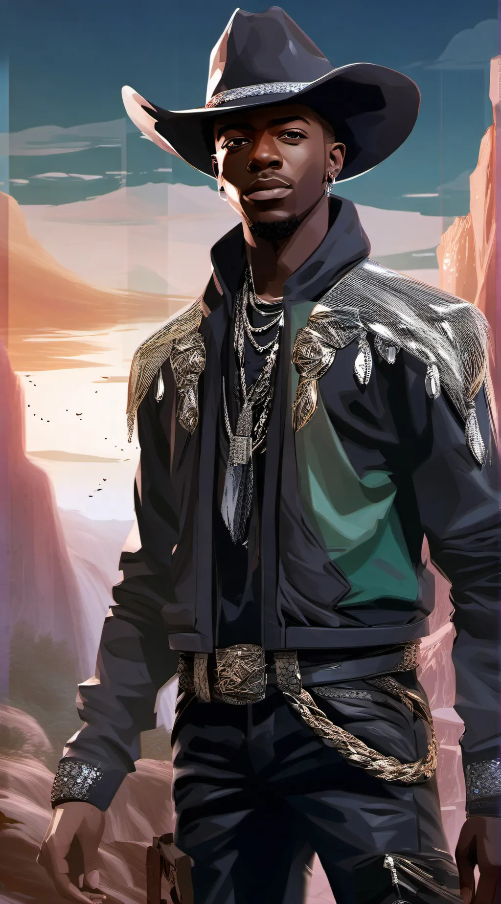 ai character: lil nas x background