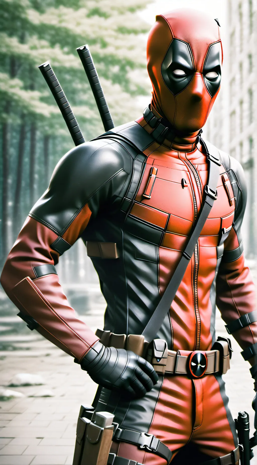 ai character: Deadpool  background