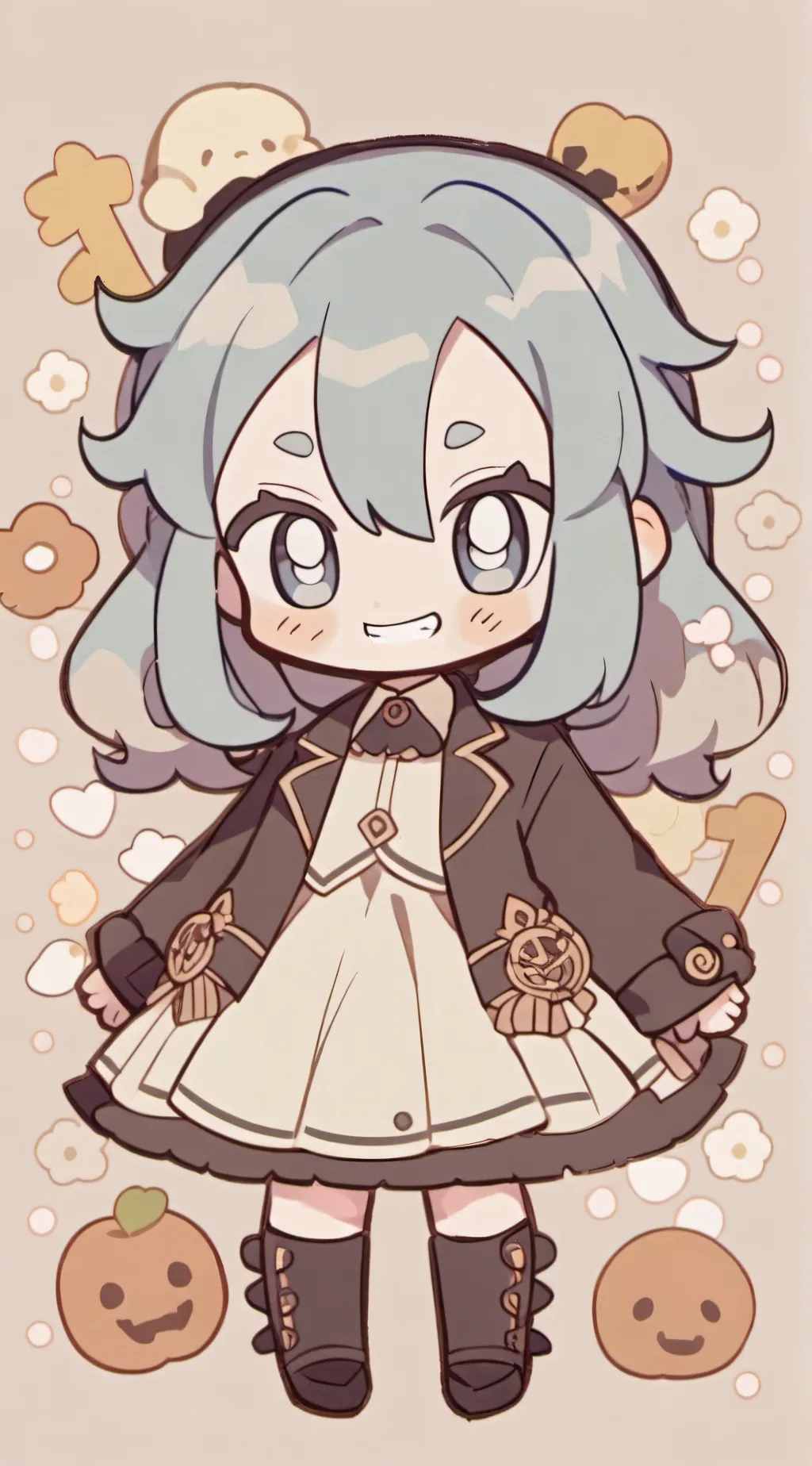 ai character: Aso  background
