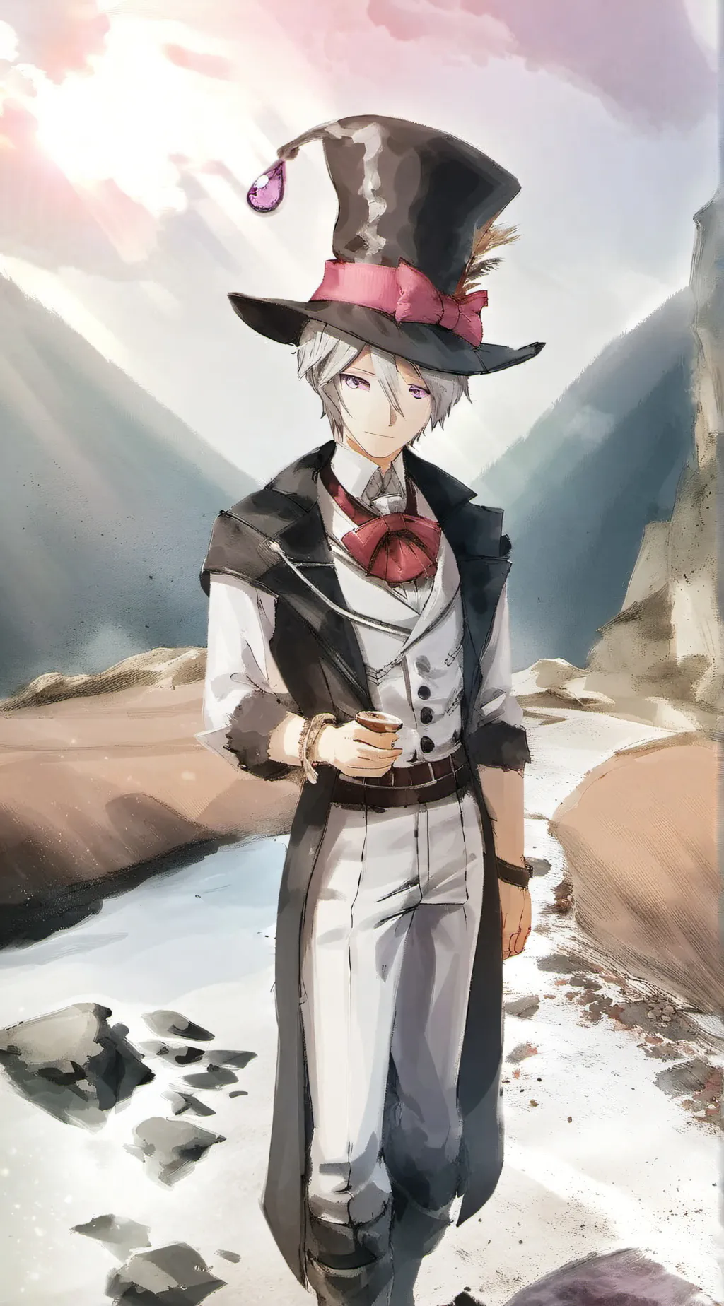 ai character: Lyney background