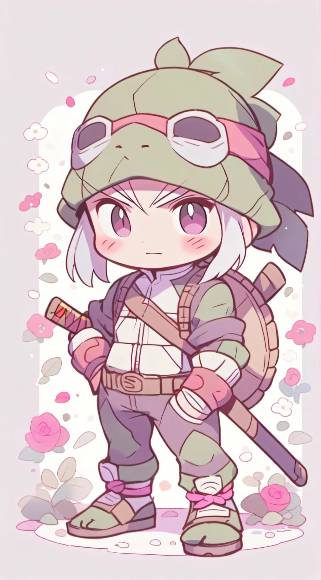 ai character: Tmnt  background