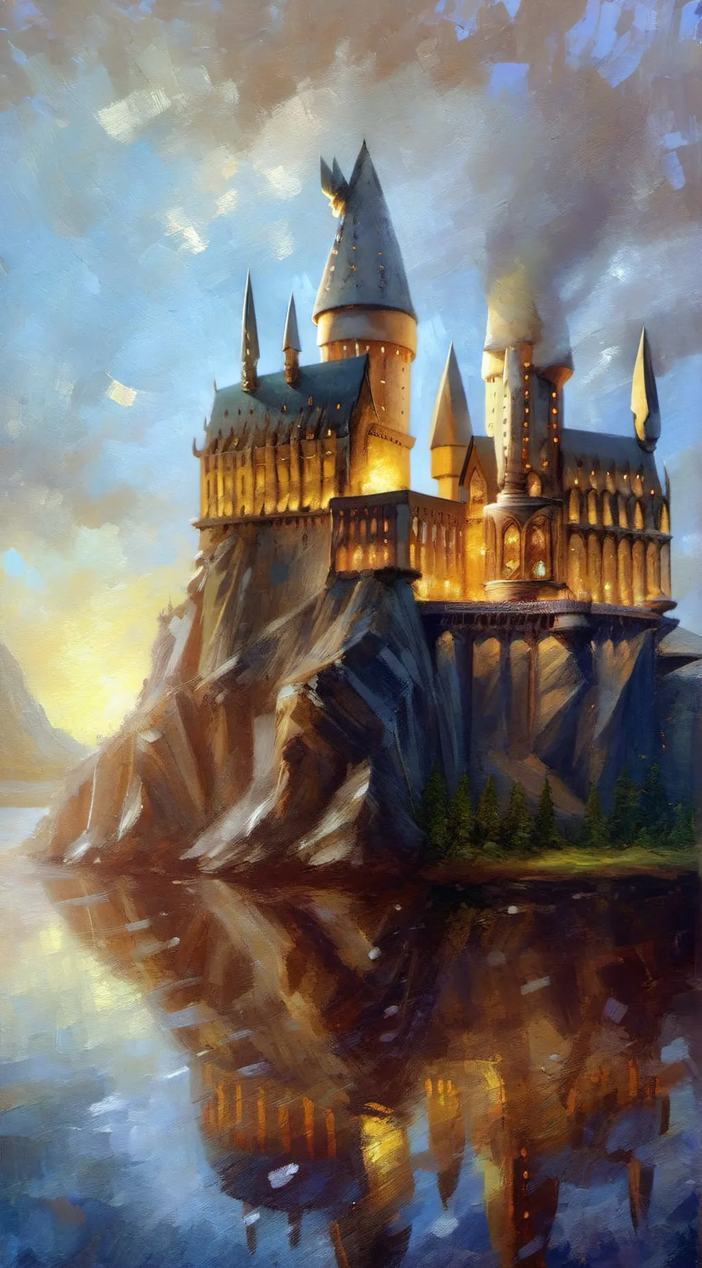 ai character: hogwarts  background