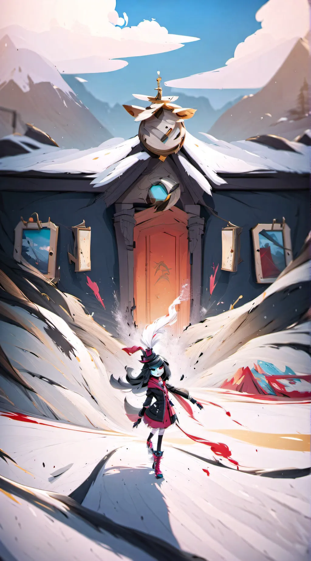 ai character: HH Angel background