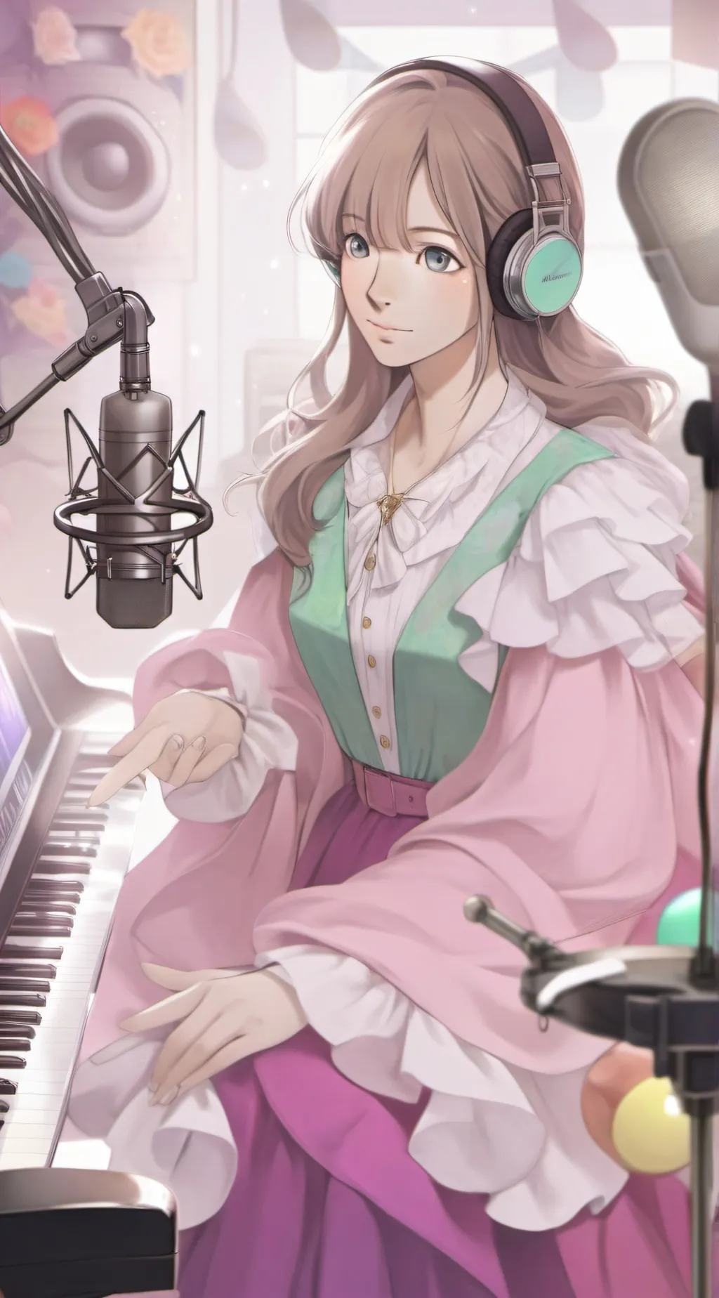 ai character: Aria background
