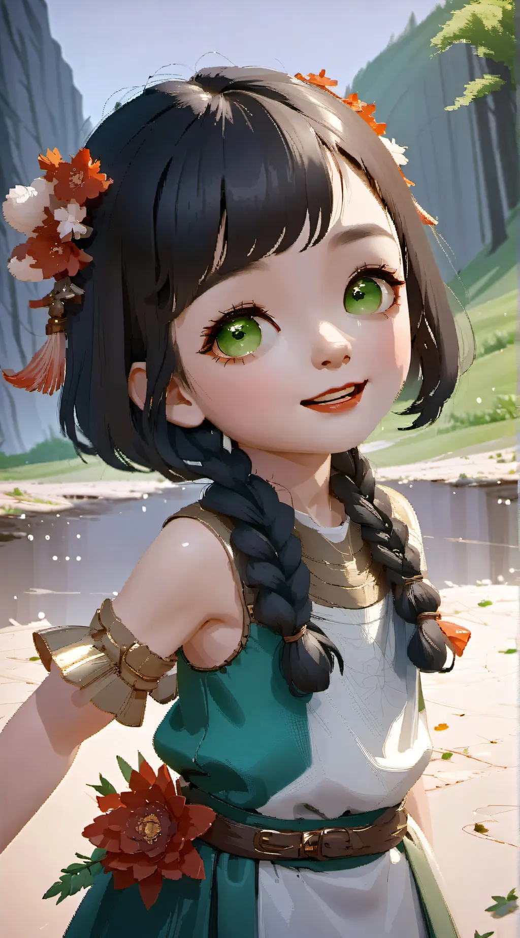 ai character: mha child background