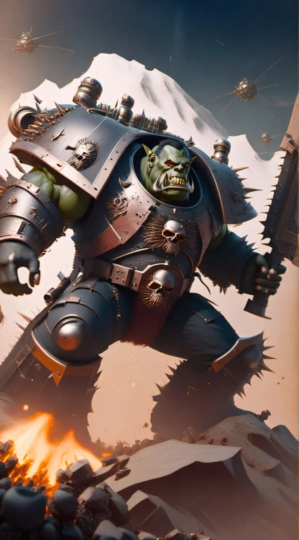 ai character: Ork background
