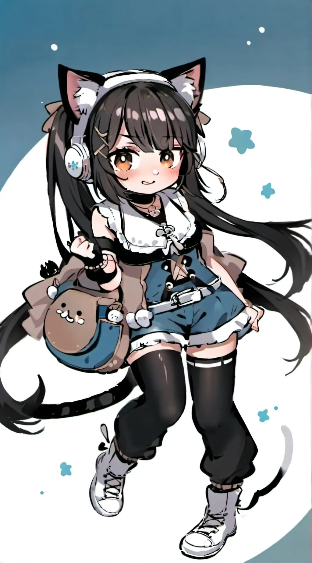 ai character: Luna background