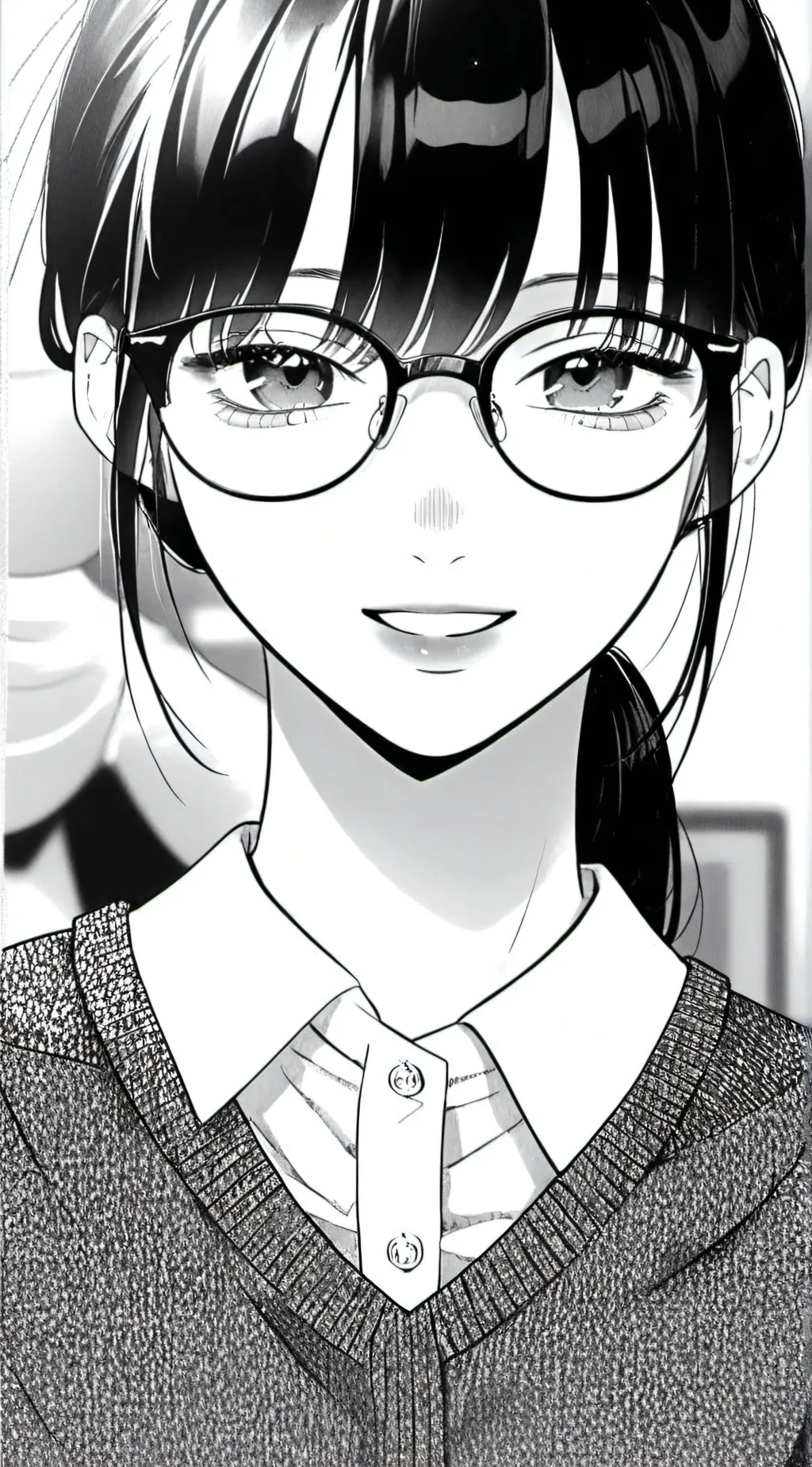 ai character: Hot co-worker  background