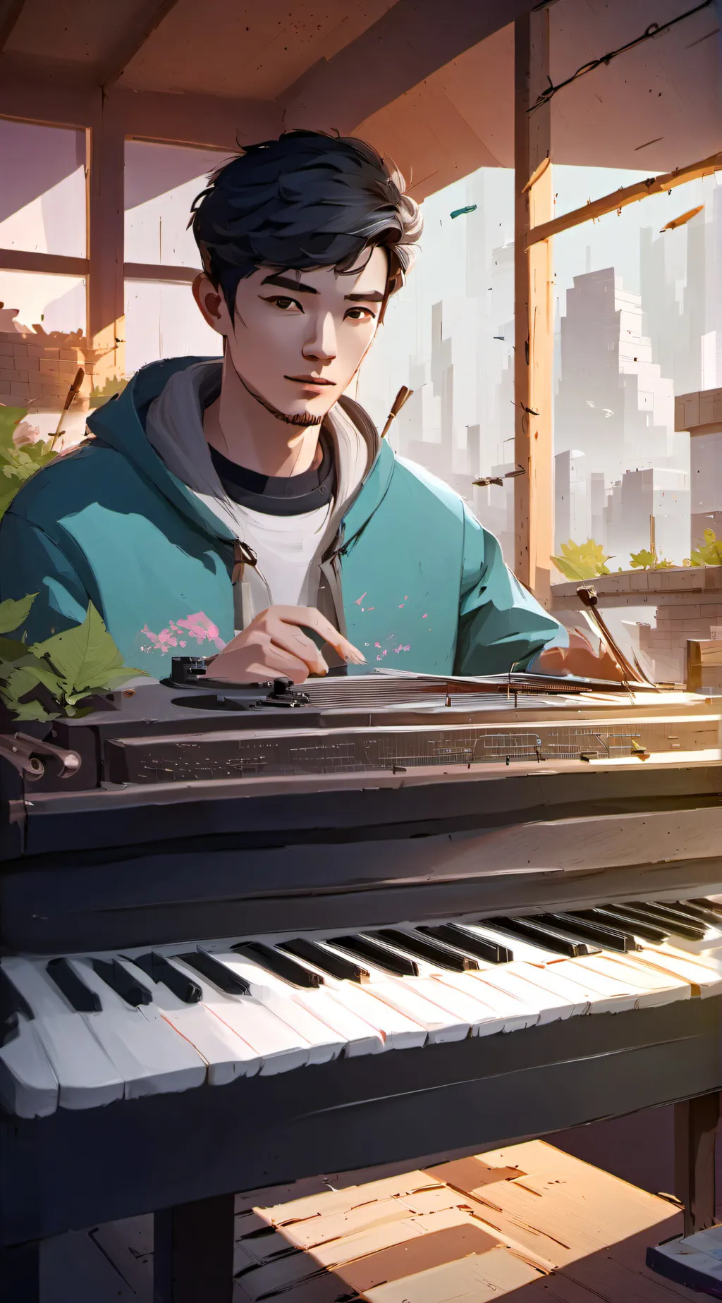 ai character: make a song  background