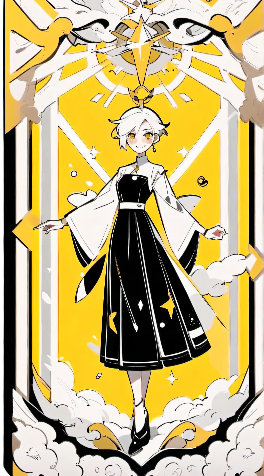 ai character: Ange| dust background