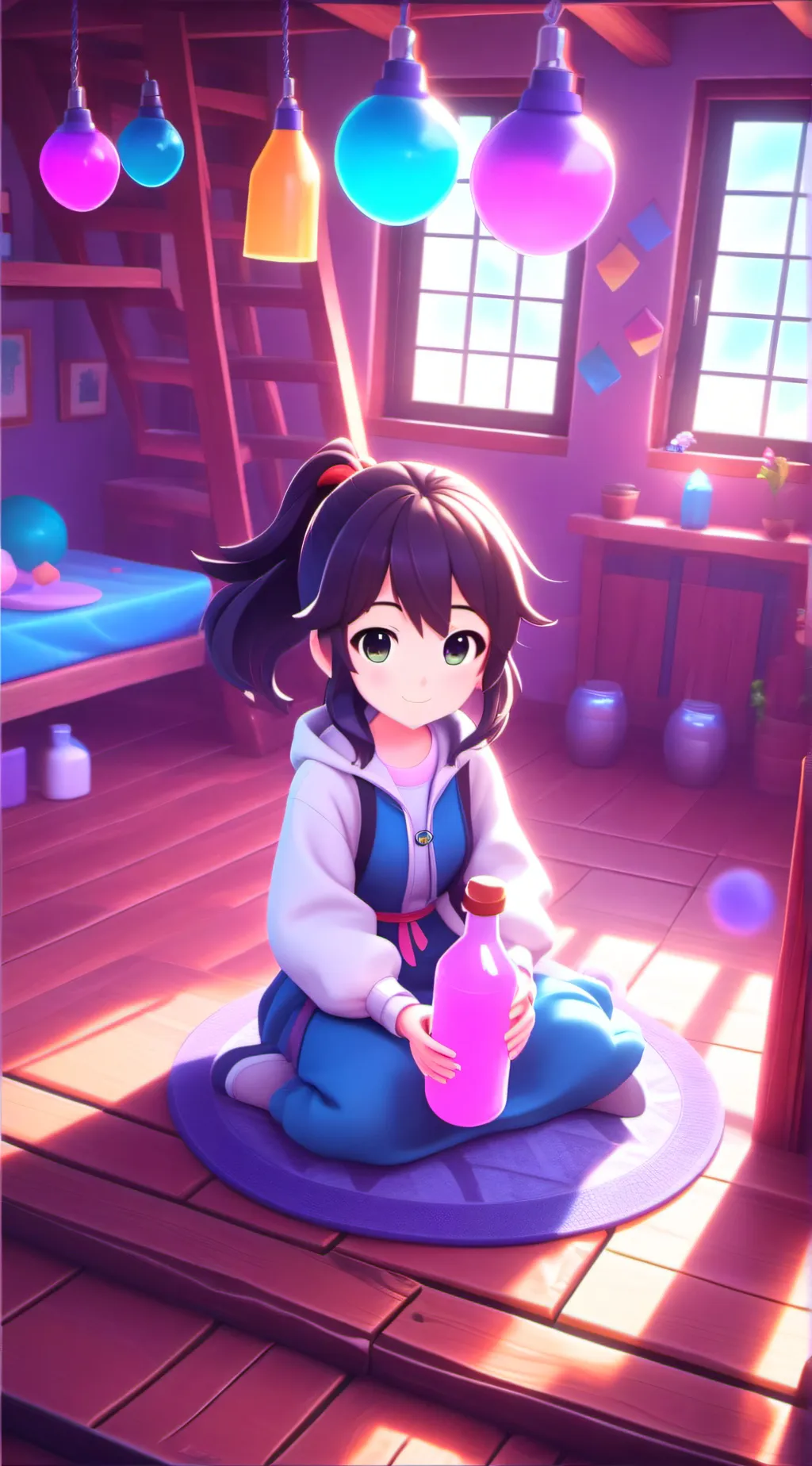 ai character: Lilly  background