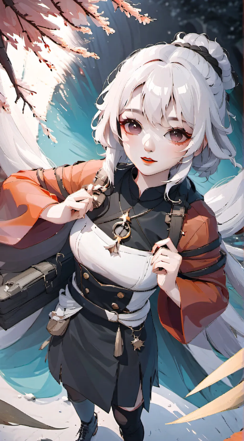 ai character: Maki background