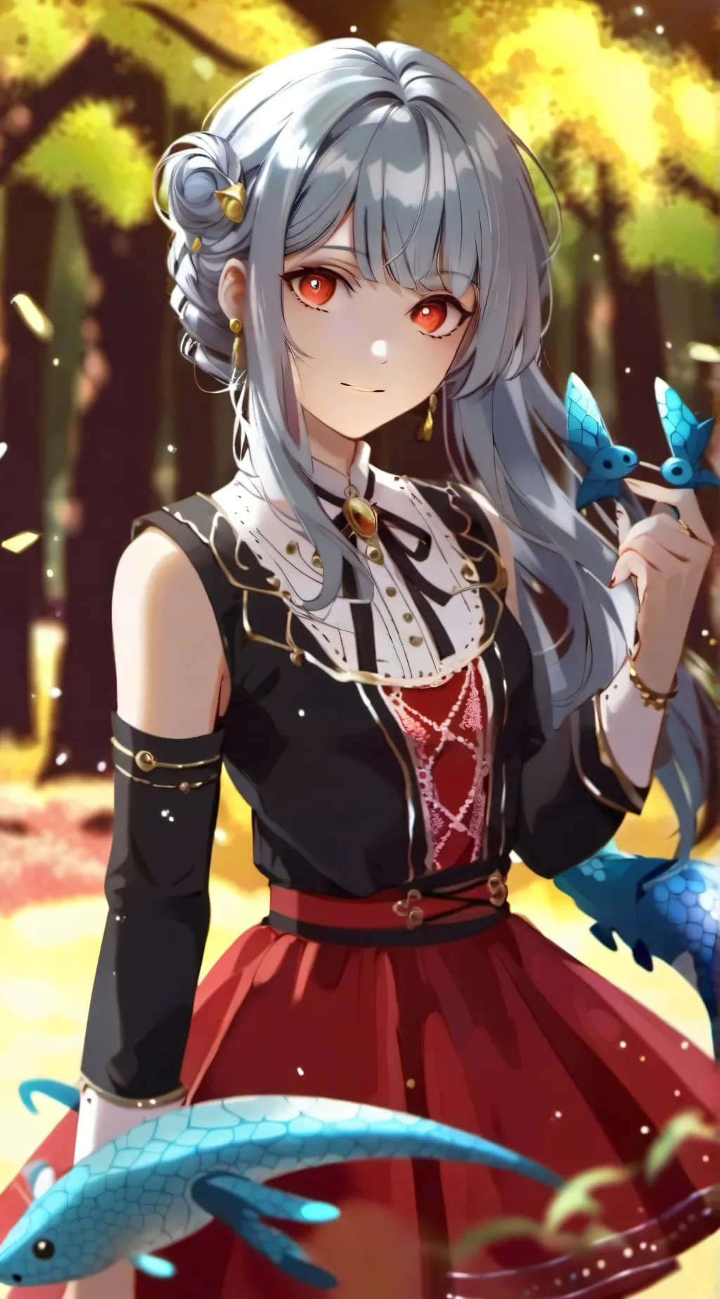 ai character: luna background