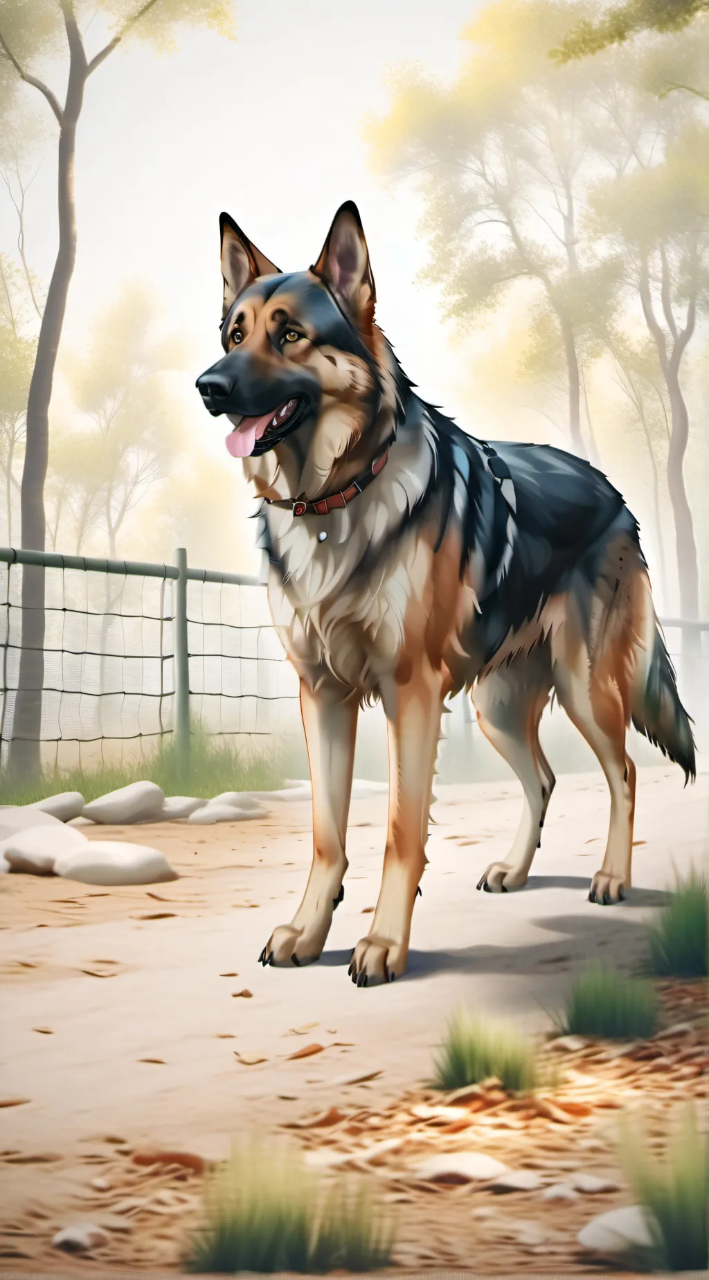 ai character: Animals background