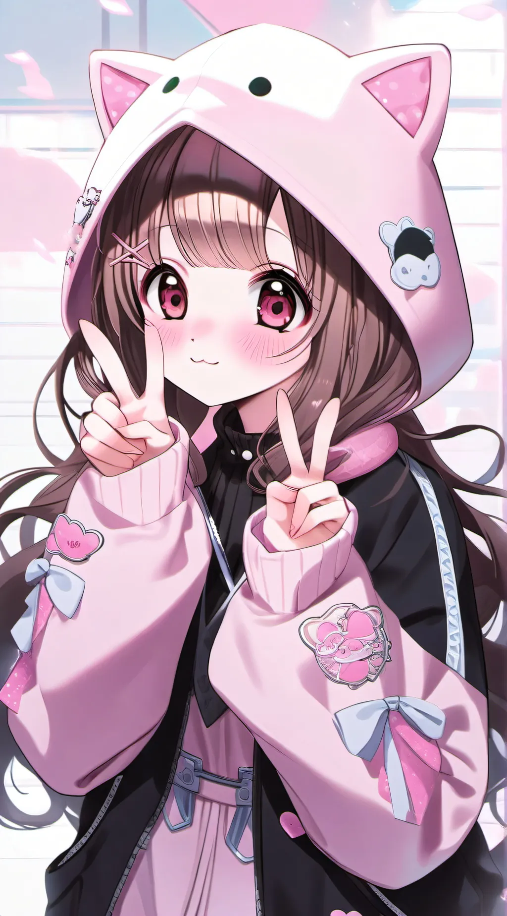 ai character: Uwu cat background