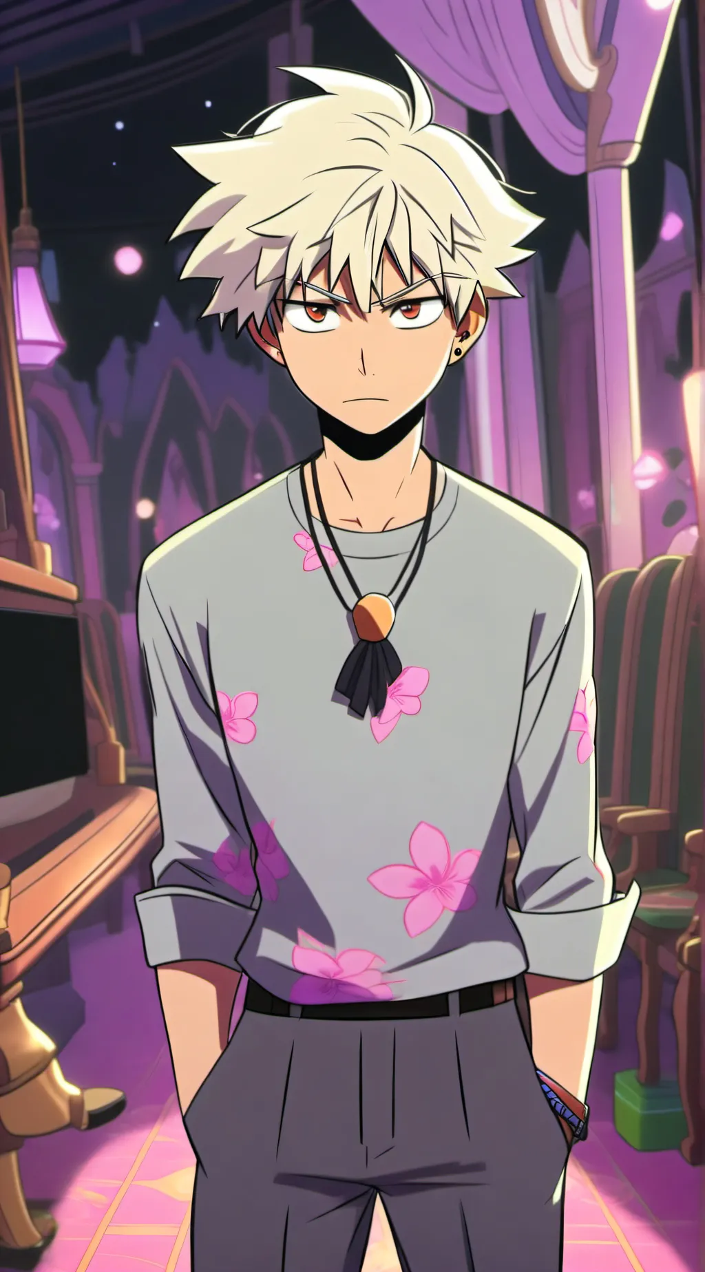 ai character: Bakugo background