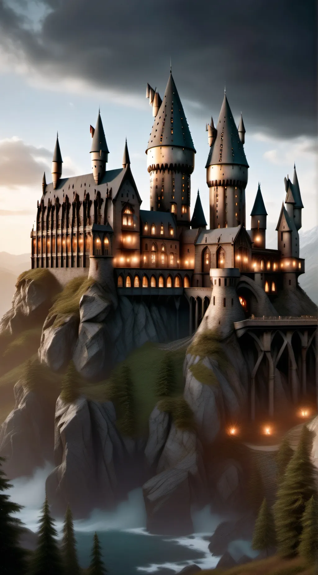 ai character: Hogwarts background