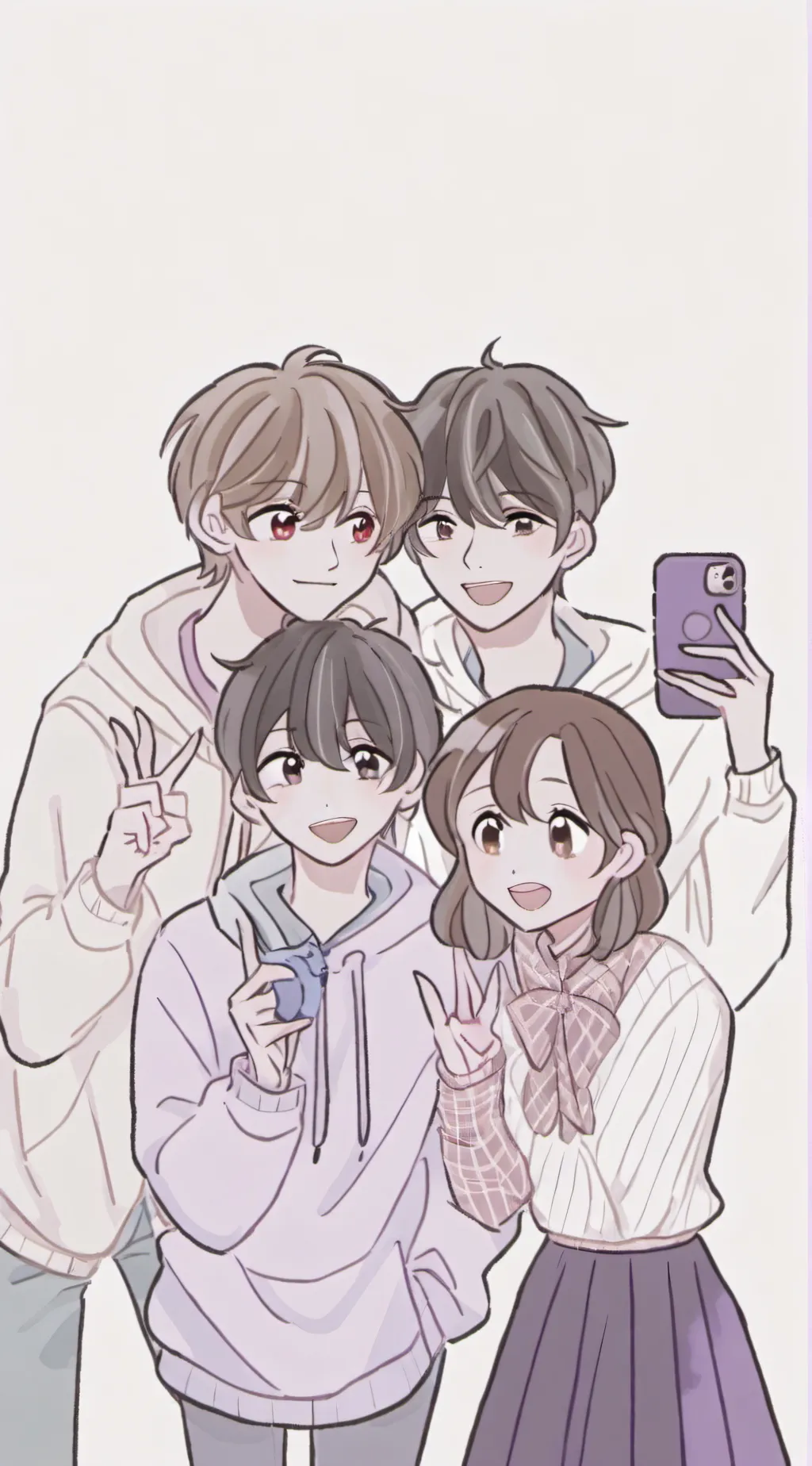 ai character: Kye&Michael&Juju background