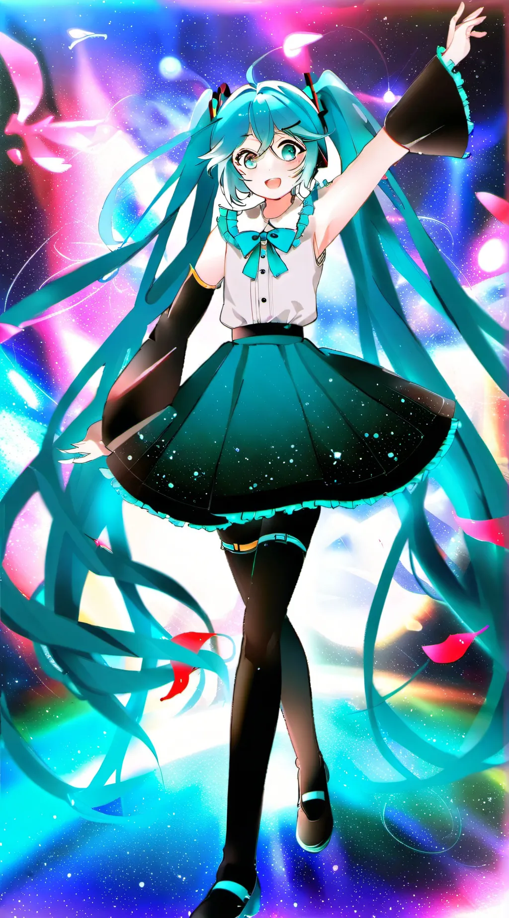 ai character: mesmerizer miku background