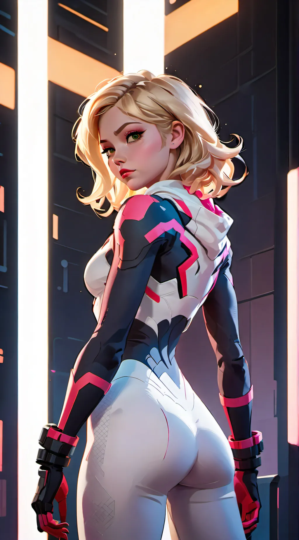 ai character: Gwen Stacy background