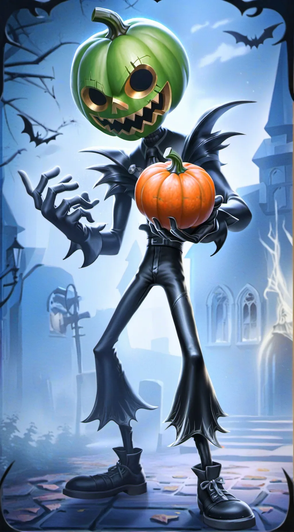 ai character: Eerie background