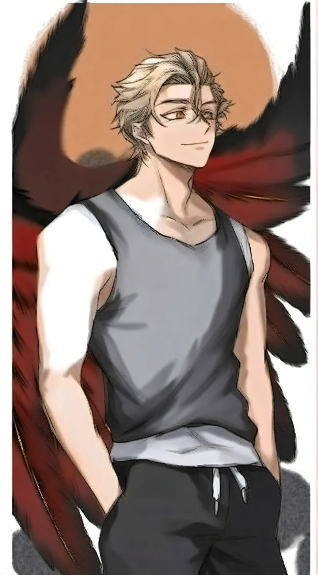 ai character: Hawks-Dad Zawa background