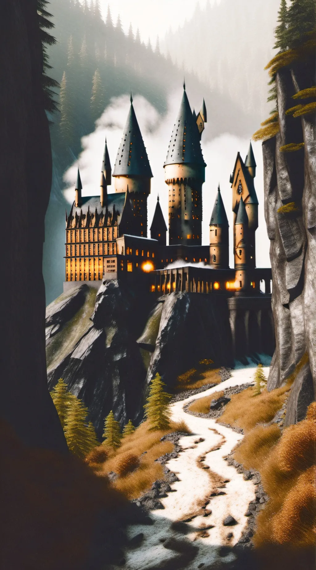 ai character: Hogwarts background