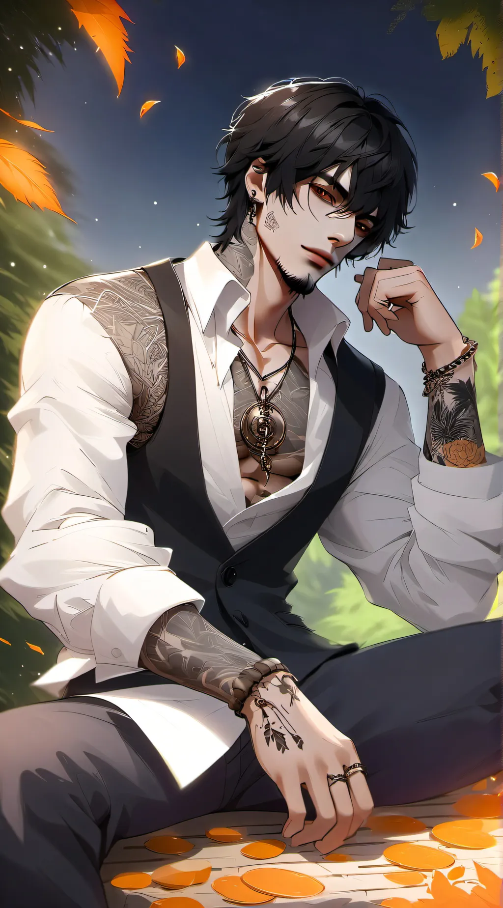 ai character: Liam  background